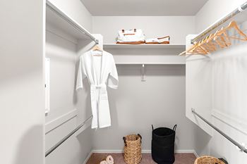 Large walk-in closets